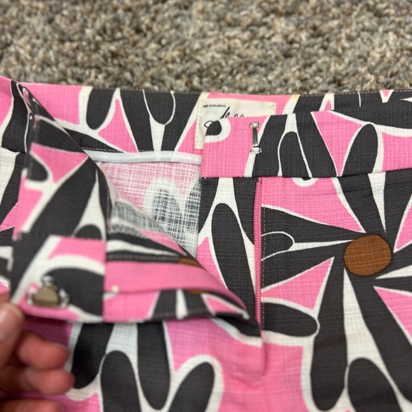 Milly of New York shorts womens size 2 pattern pink blue shorty shorts floral - Picture 5 of 13